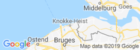 Knokke Heist map